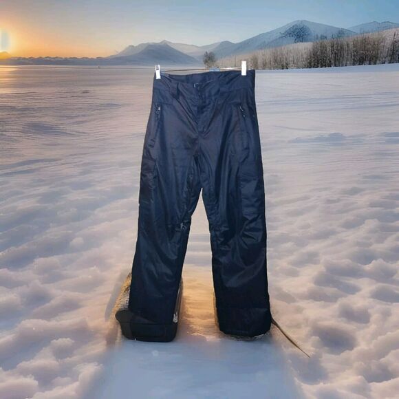 Gravity Snowboard Cargo Pants Black Unisex Size Small 28×30 Zipper Pockets - Picture 1 of 16